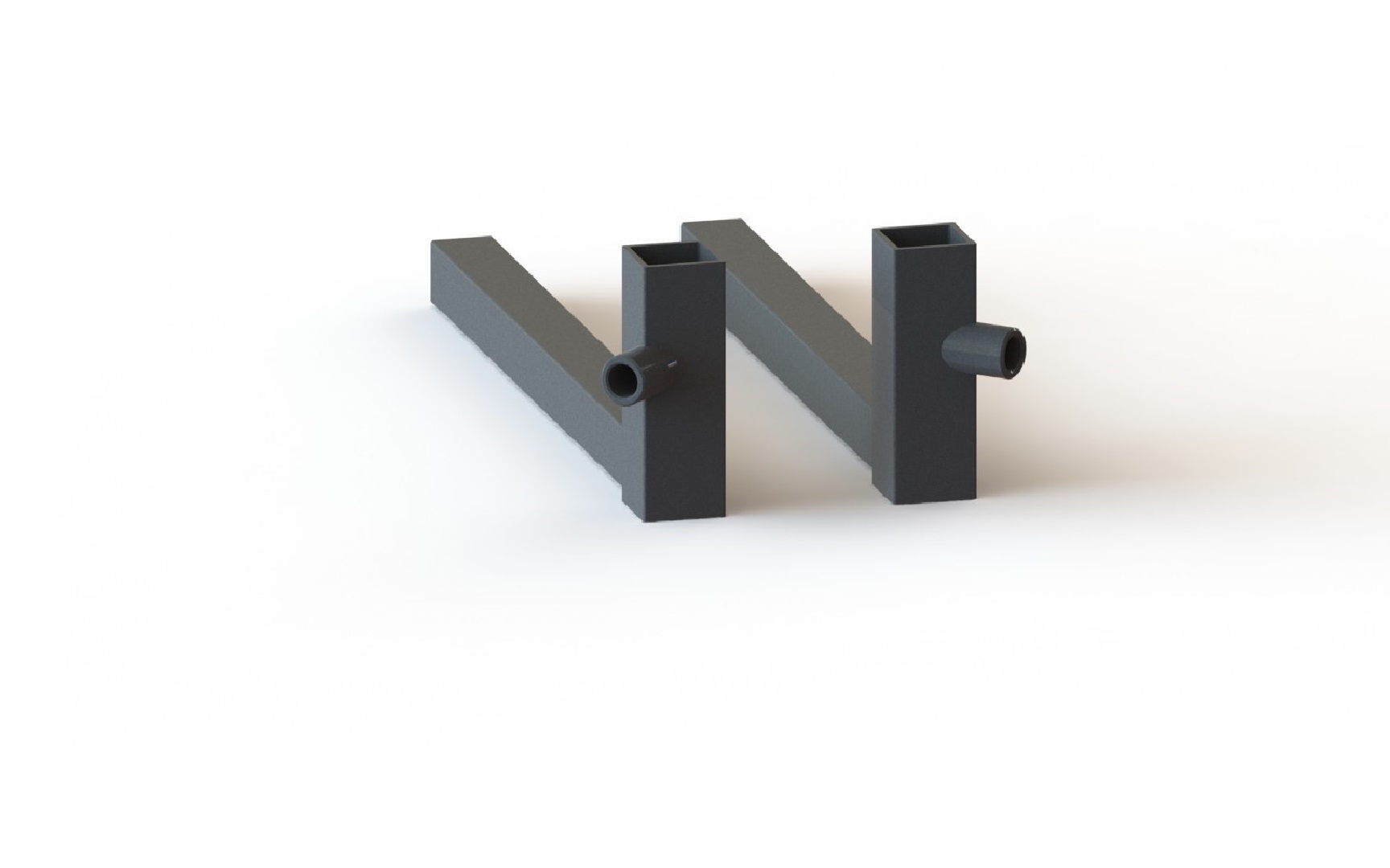 Voetsteunhouder type: 300 links, zwart - Afbeelding 2