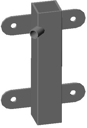 Fixatiedeel 890L zwart - Afbeelding 2