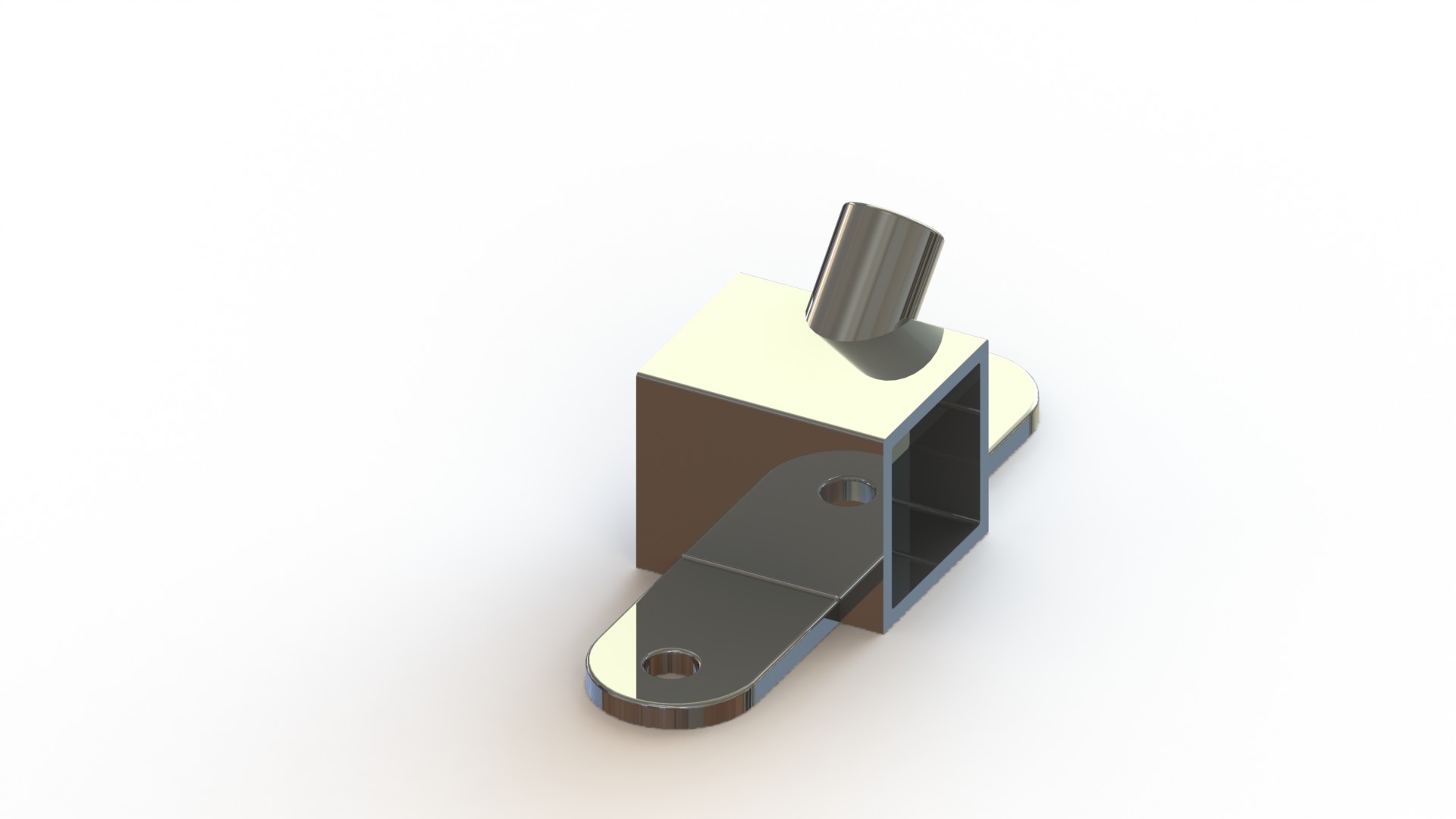 Fixatiedeel 891C, 25x25mm, chroom
