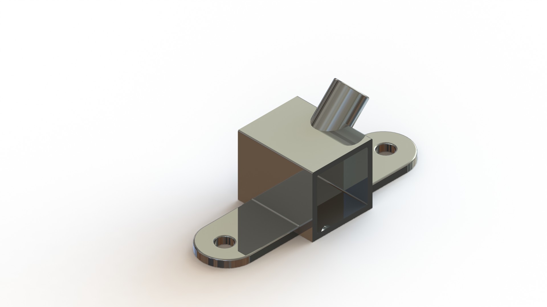 Fixatiedeel 891C, 25x25mm, chroom - Afbeelding 2