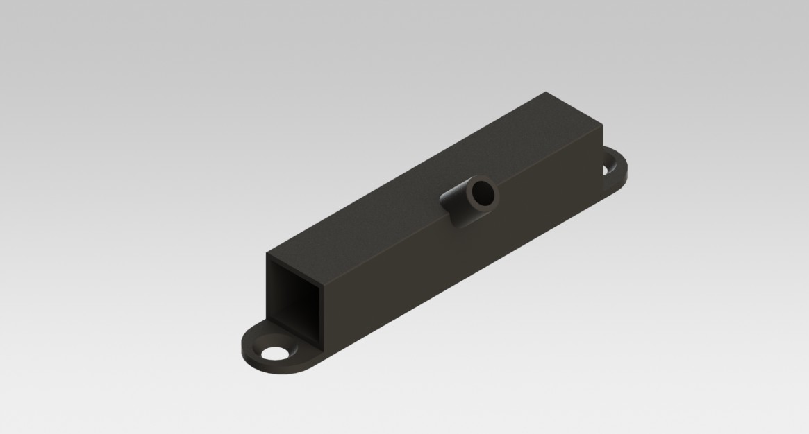Fixatiedeel 904, 25x25mm, zwart  - Afbeelding 2