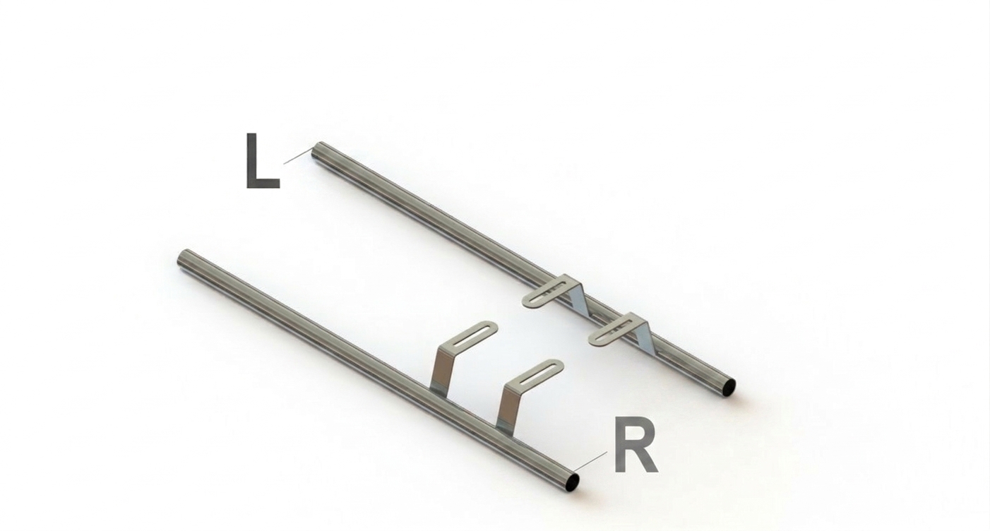 Werkbladhouder dubbele insteek set, 22mm, (steek 120mm) - Afbeelding 3