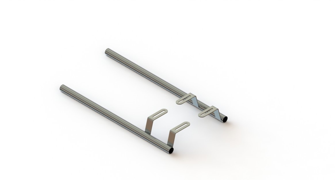 Werkbladhouder dubbele insteek set, 22mm, (steek 120mm) - Afbeelding 2