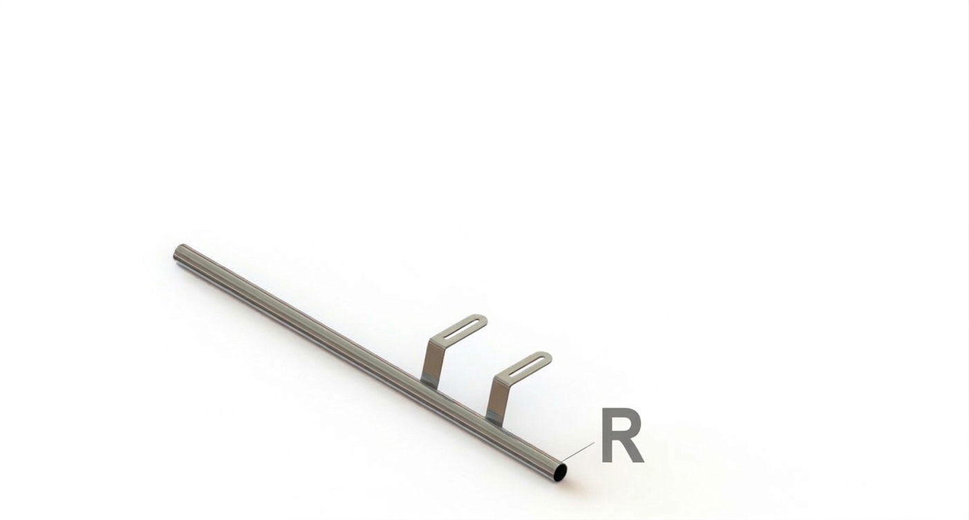 Werkbladhouder dubbele insteek set, 22mm, (steek 120mm) - Afbeelding 2