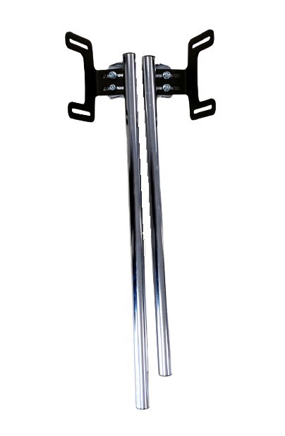 Werkbladhouder dubbele insteek verstelbaar set, 22mm, (steek 102.5mm) - Afbeelding 3