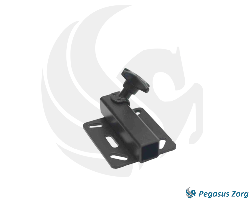 Hoofdsteun geleider, 15x15mm UniPro, zwart (inclusief stelknop)