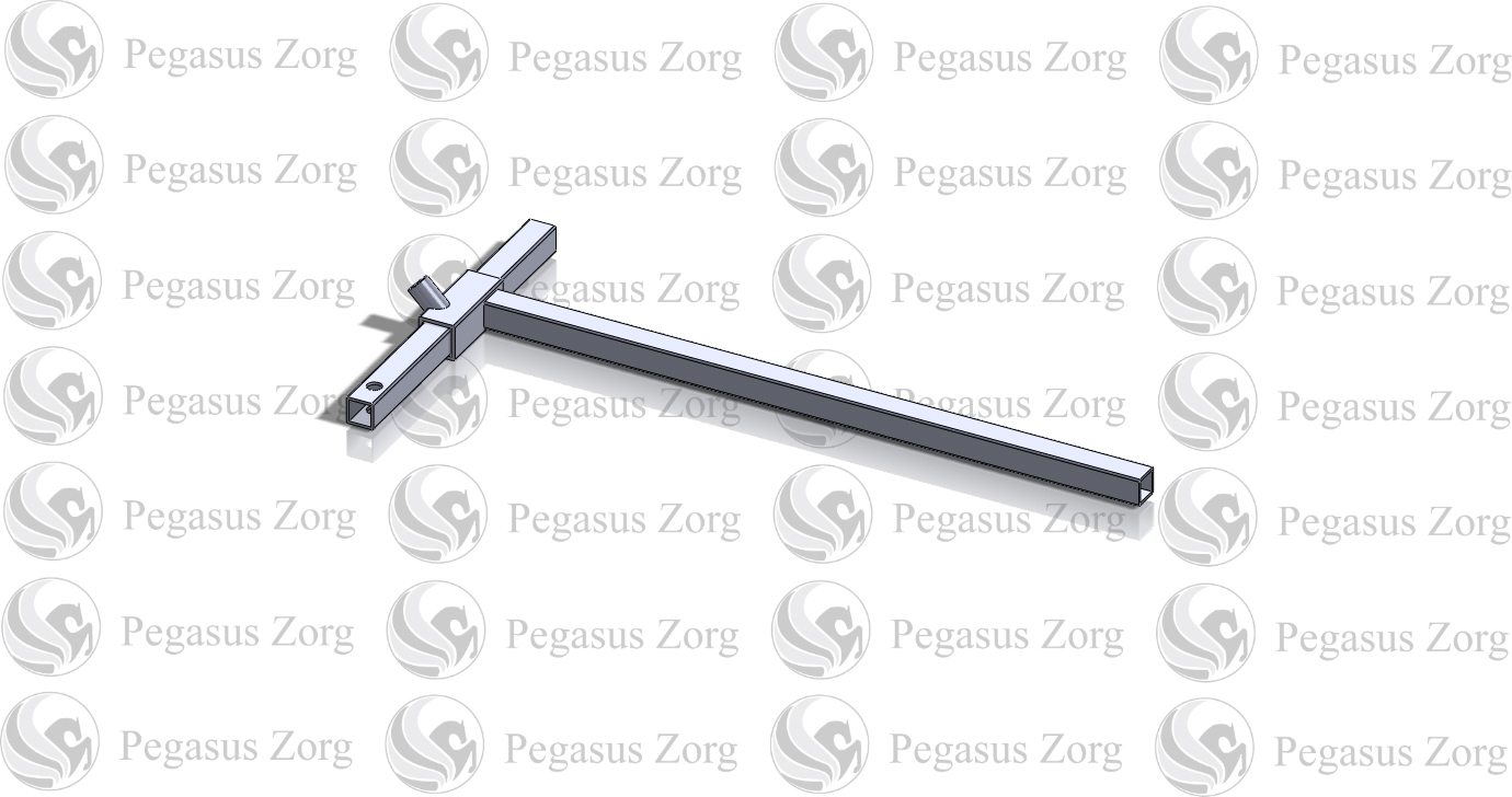 Hoofdsteun verstelsysteem haaks, 15x15mm - Afbeelding 3