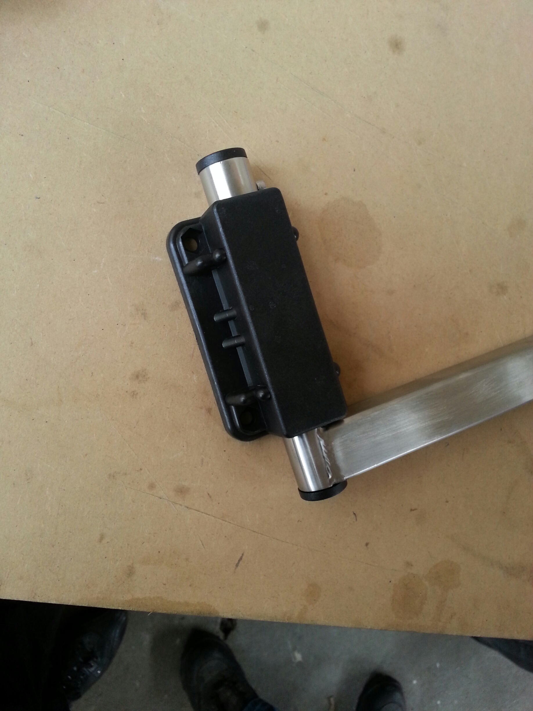 Werkbladhouder breedte verstelbaar, 18mm (incl. ontvangstbuis) RVS - Afbeelding 7